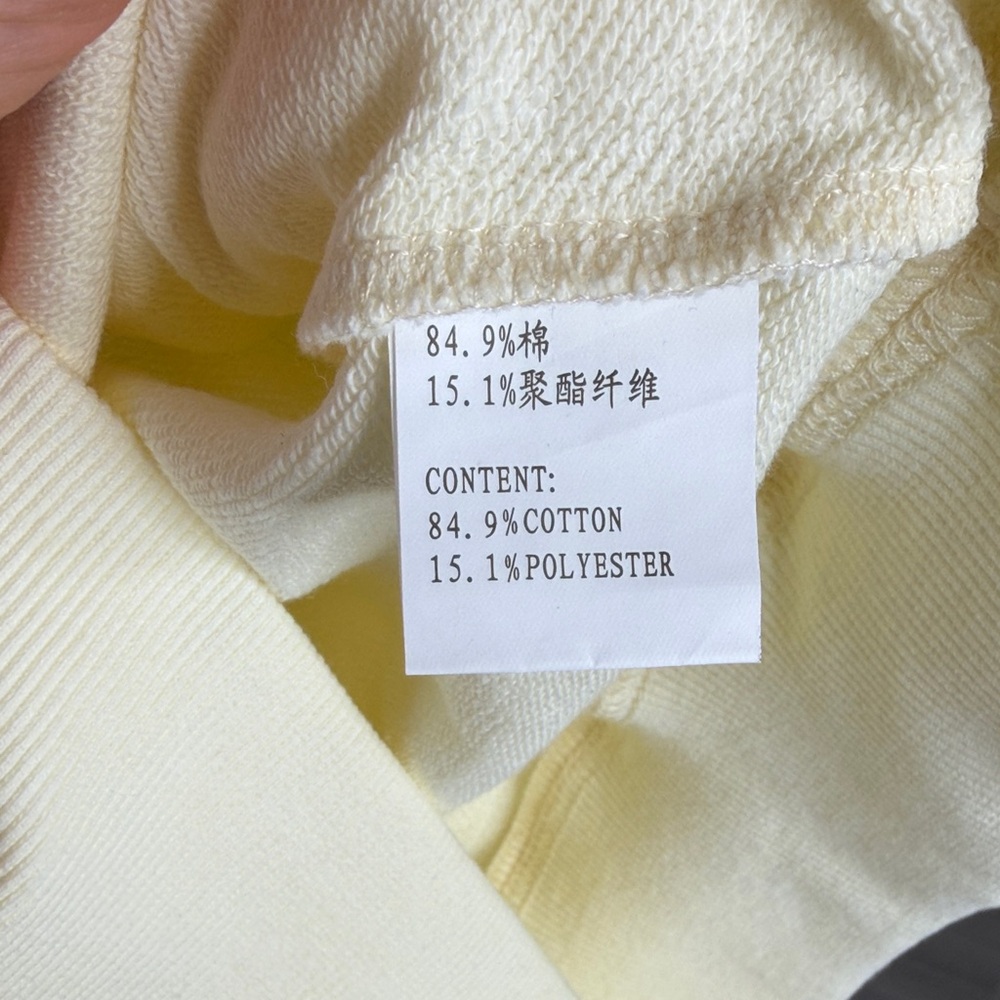 Leopard Print Logo Cream Hoodie - Women - Picture 3 of 4